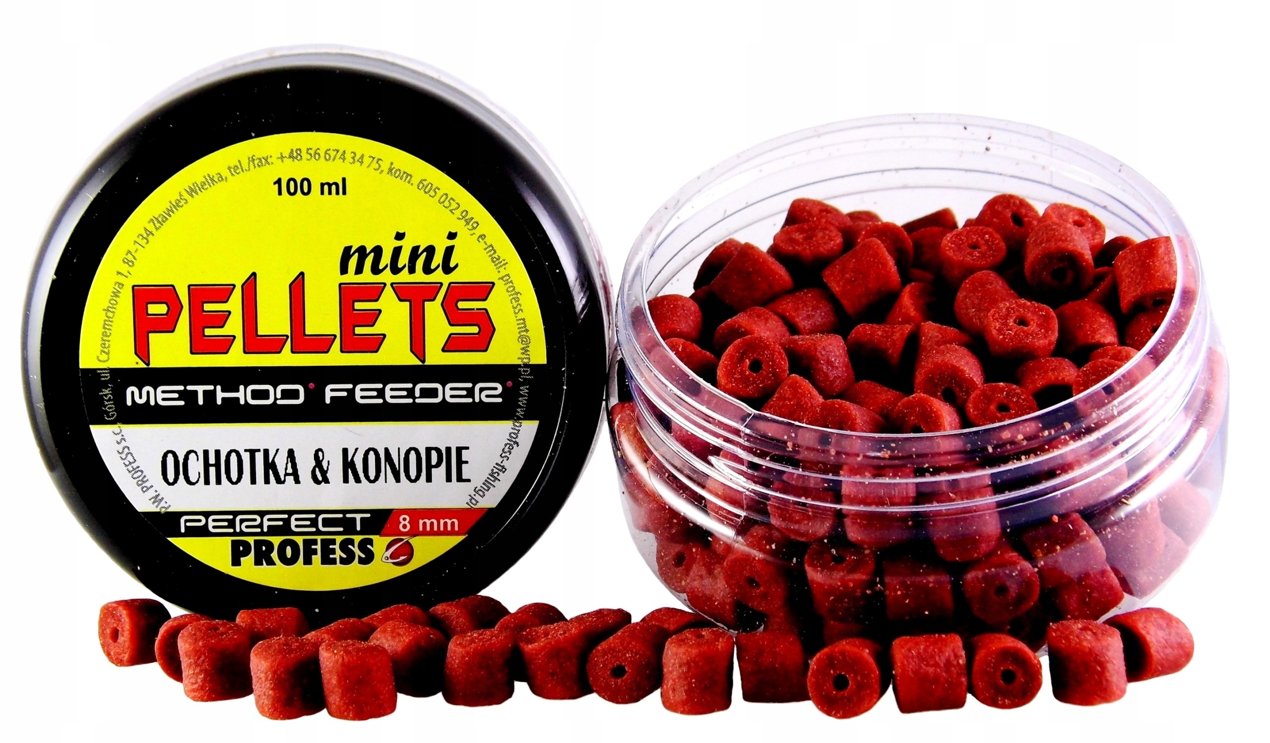 PROFESS MINI PELLET METHOD OCHOTKA - KONOPIE 8mm