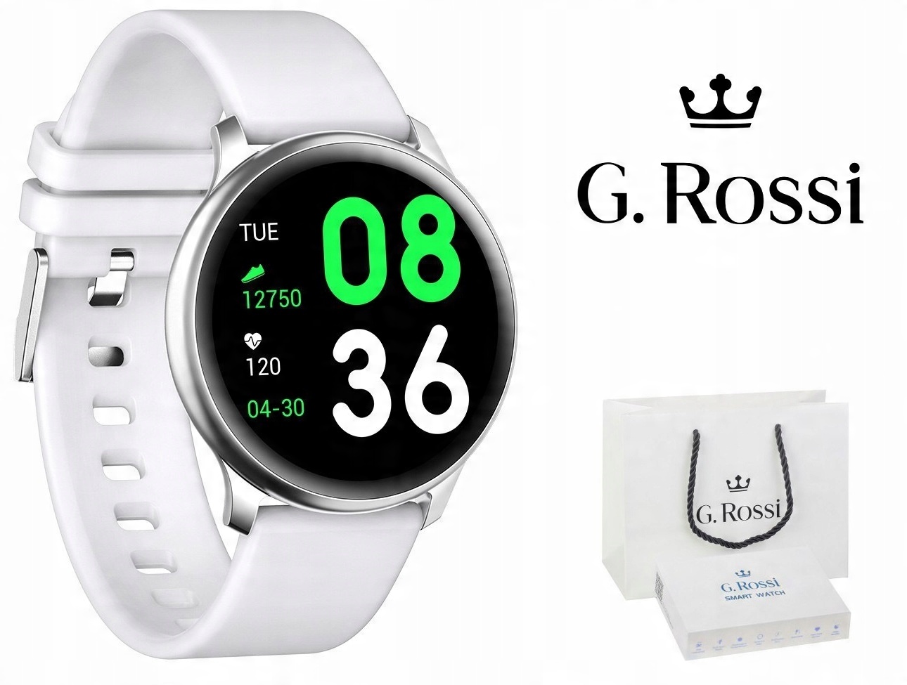 

Smartwatch Gino Rossi Sen Puls Sms Kroki Prezent