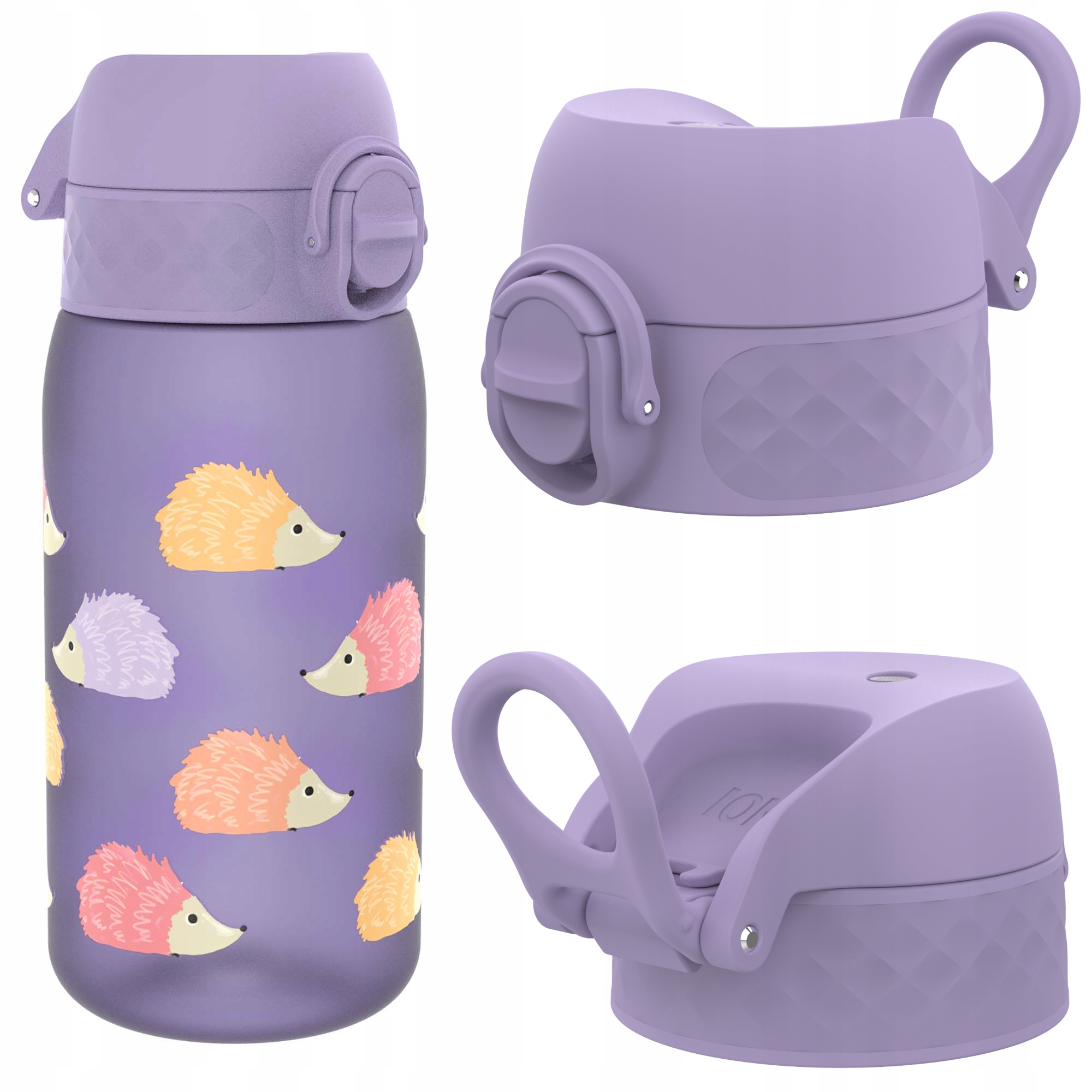 Bidon Zapasowy Ustnik- Dla Dziecka Pastelowy Fiolet ION8 0,35 L 350 ml