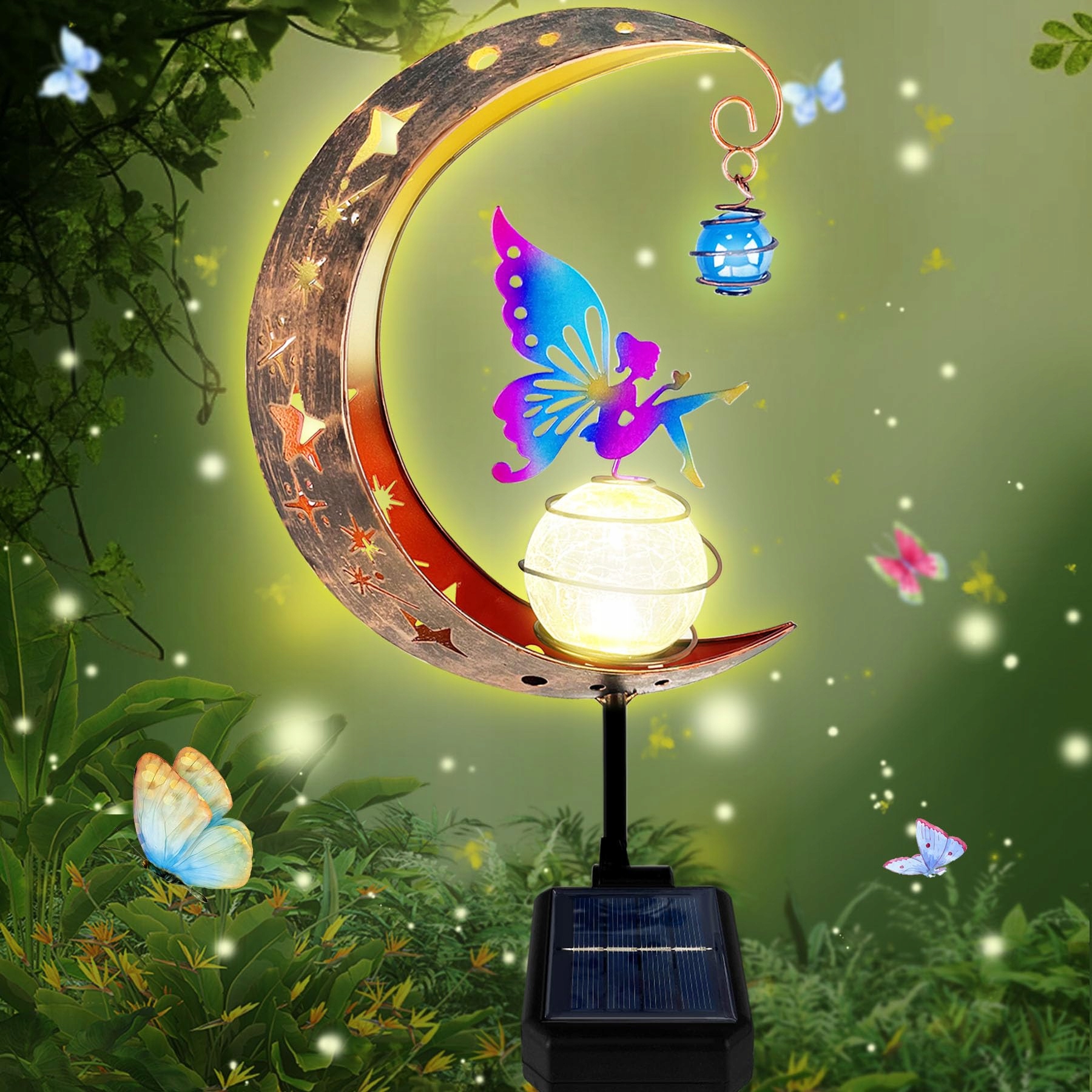 Solární zapichovací lampy Veekay Romantický design Voděodolné do zahrady
