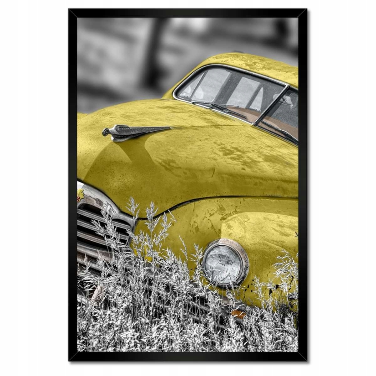 Plakáty v rámu 40x60 Žlutý oldtimer