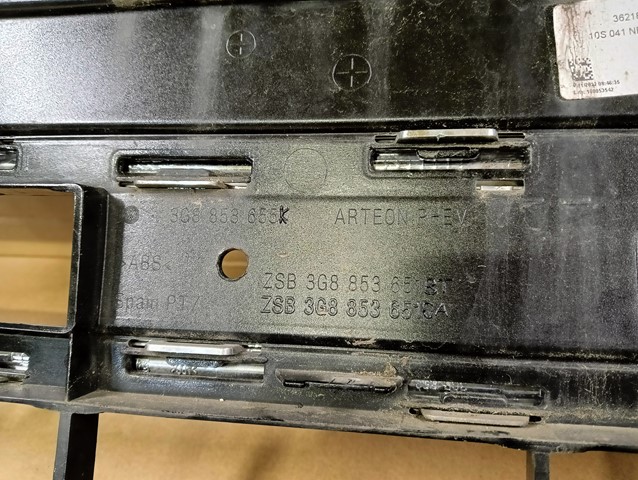 VW Arteon 3H Kühlergrill FRONTGRILL Kühlergitter 3G8853655KA - Thumbnail 4