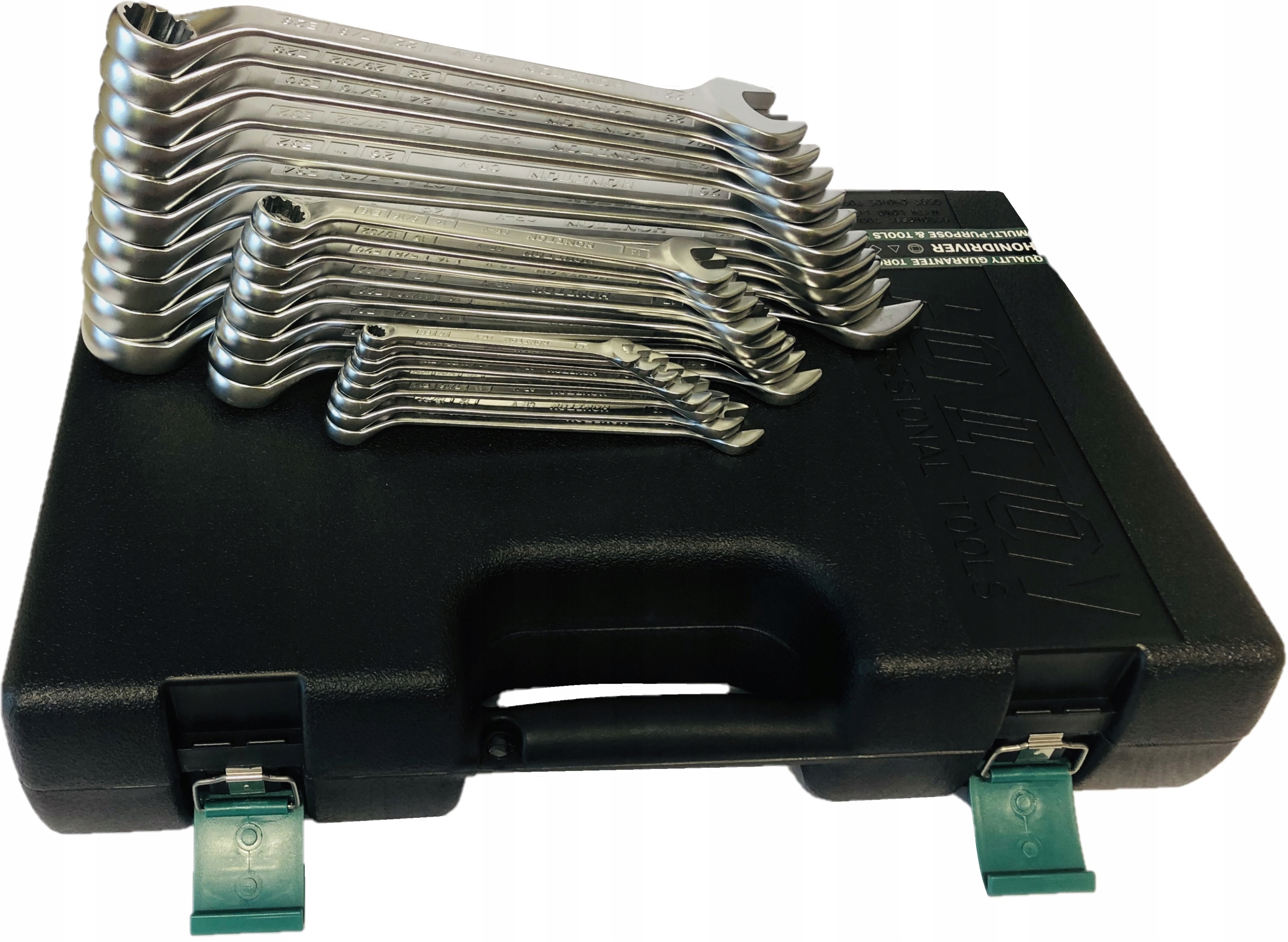 HONITON Klucze plasko oczkowe zestaw 6 32 Wygiete EAN 5900774500322