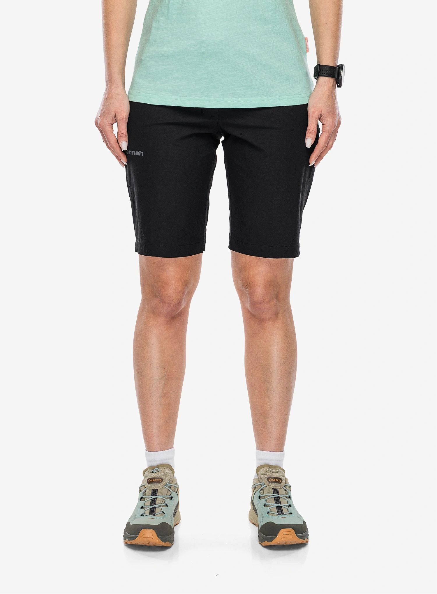 Spodenki damskie Hannah Atta Shorts anthracite 42 (XL)