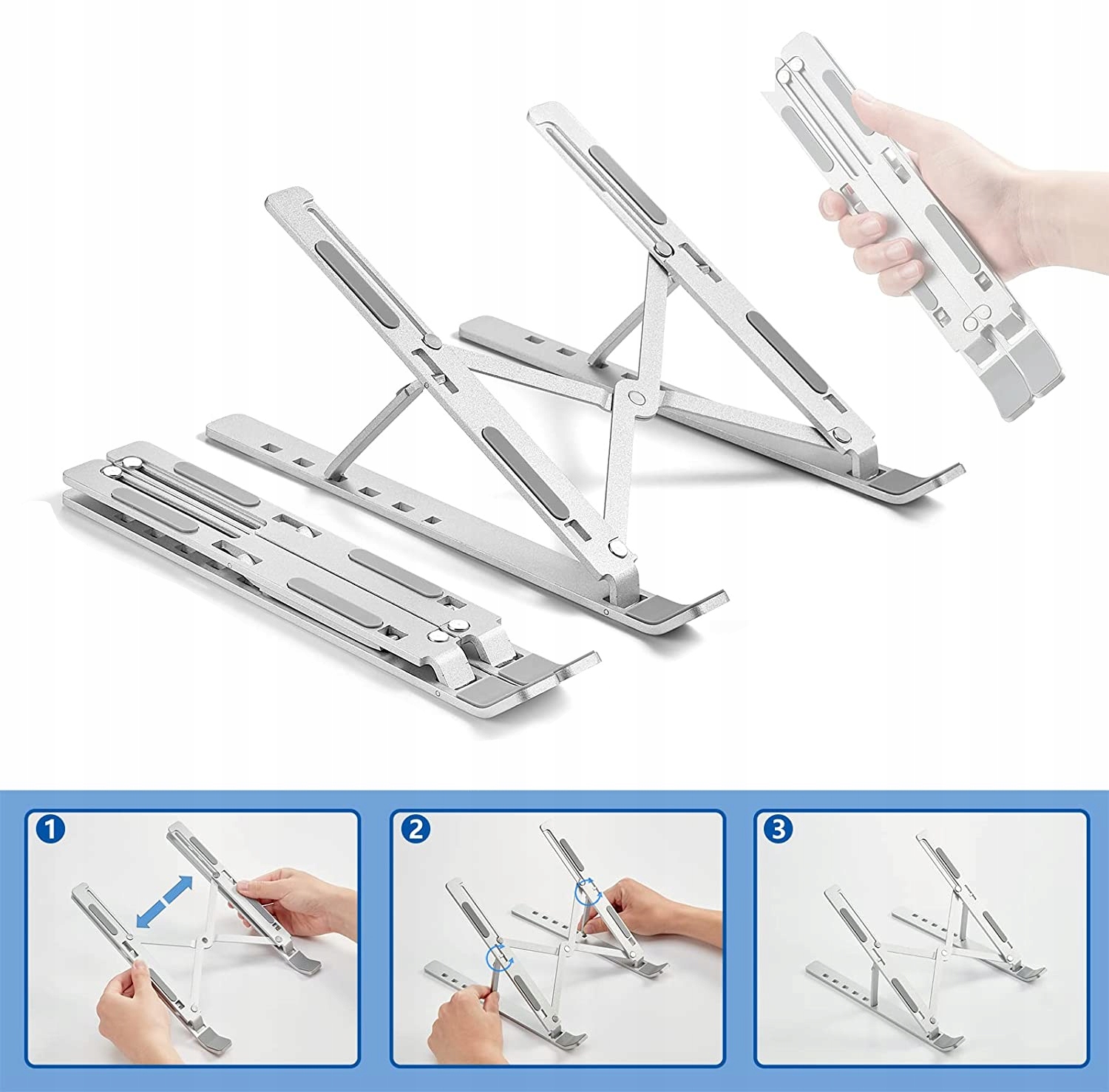 PODSTAWKA PODKŁADKA STOJAK HOLDER POD LAPTOPA Kąt nachylenia 17-17°