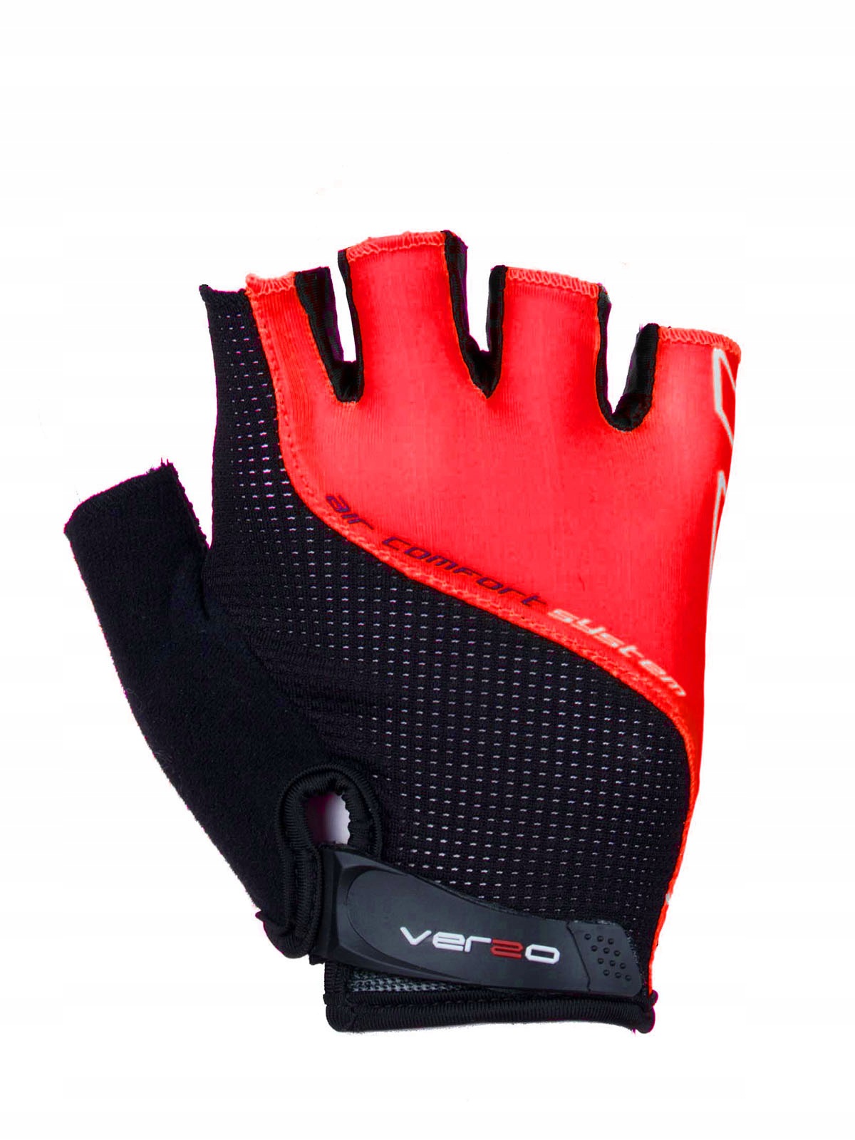 Rękawiczki rowerowe Verso SB-01-8041-A czerwone roz. XL