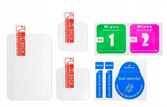 SZKŁO HARTOWANE 9H DO GOPRO HERO 9 10 11 12 ZESTAW Liczba sztuk 3 szt.