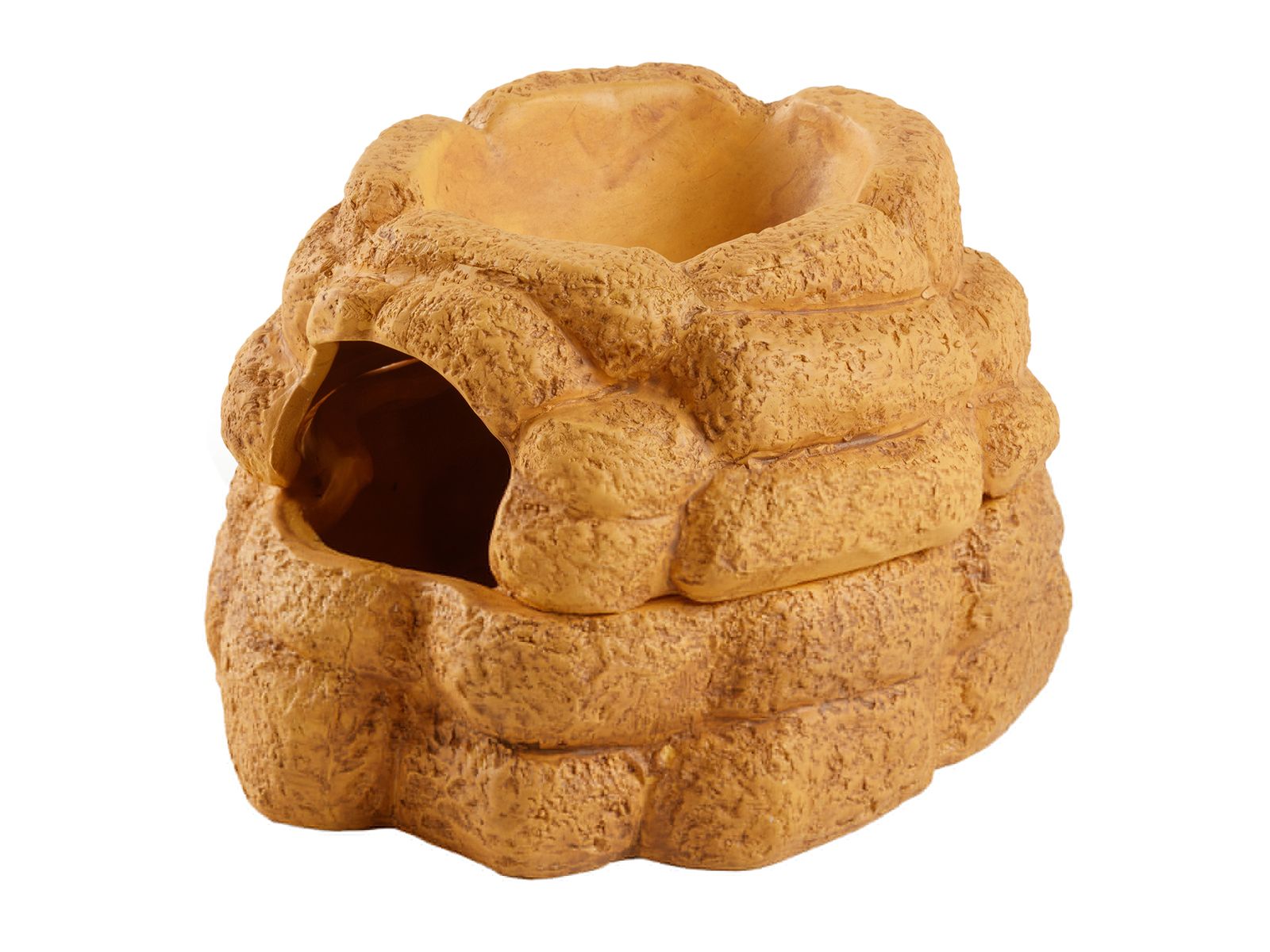 Levně Big Rock M, úkryt pro plazy s miskou 15x18x11cm Exo Terra EX-1930