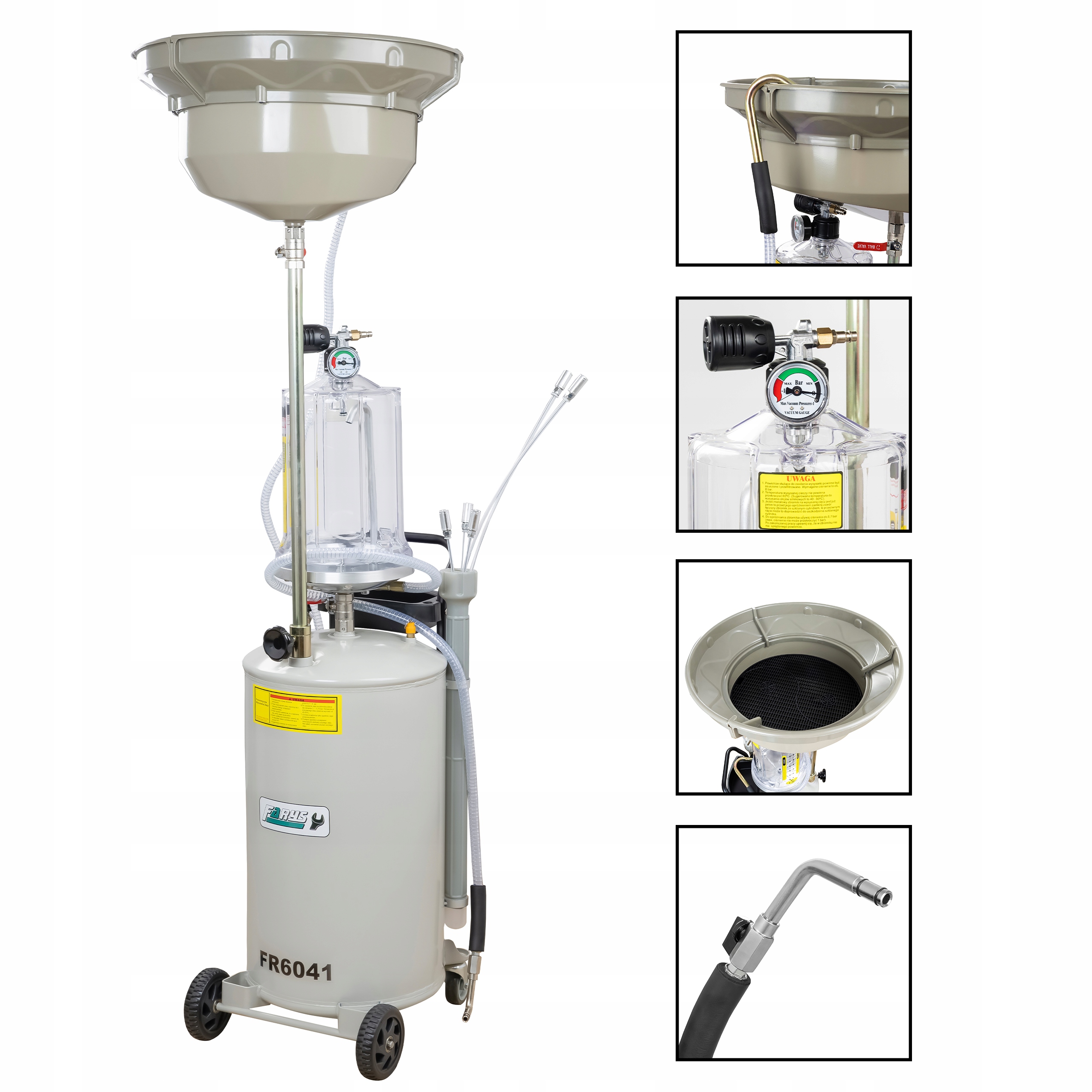 Zlewarko-wysysarka oleju 80L FR6041