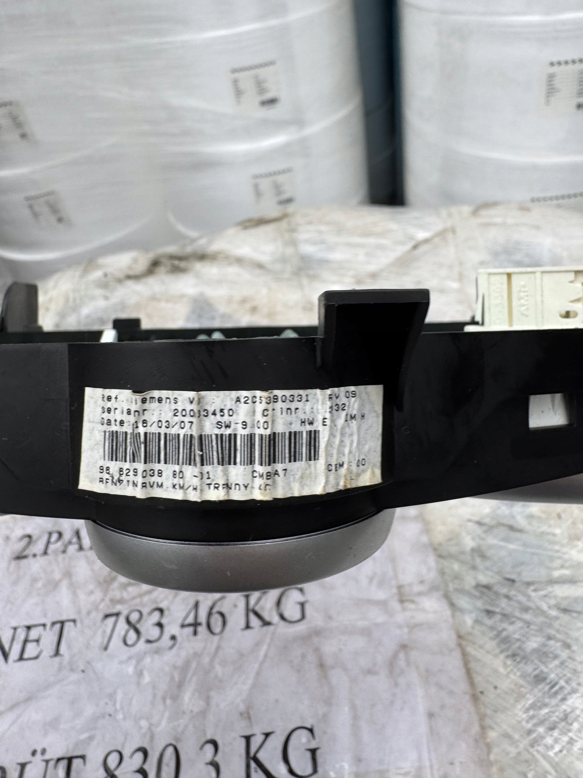 PEUGEOT 207 06-09 1.4 dials dials 9662903880