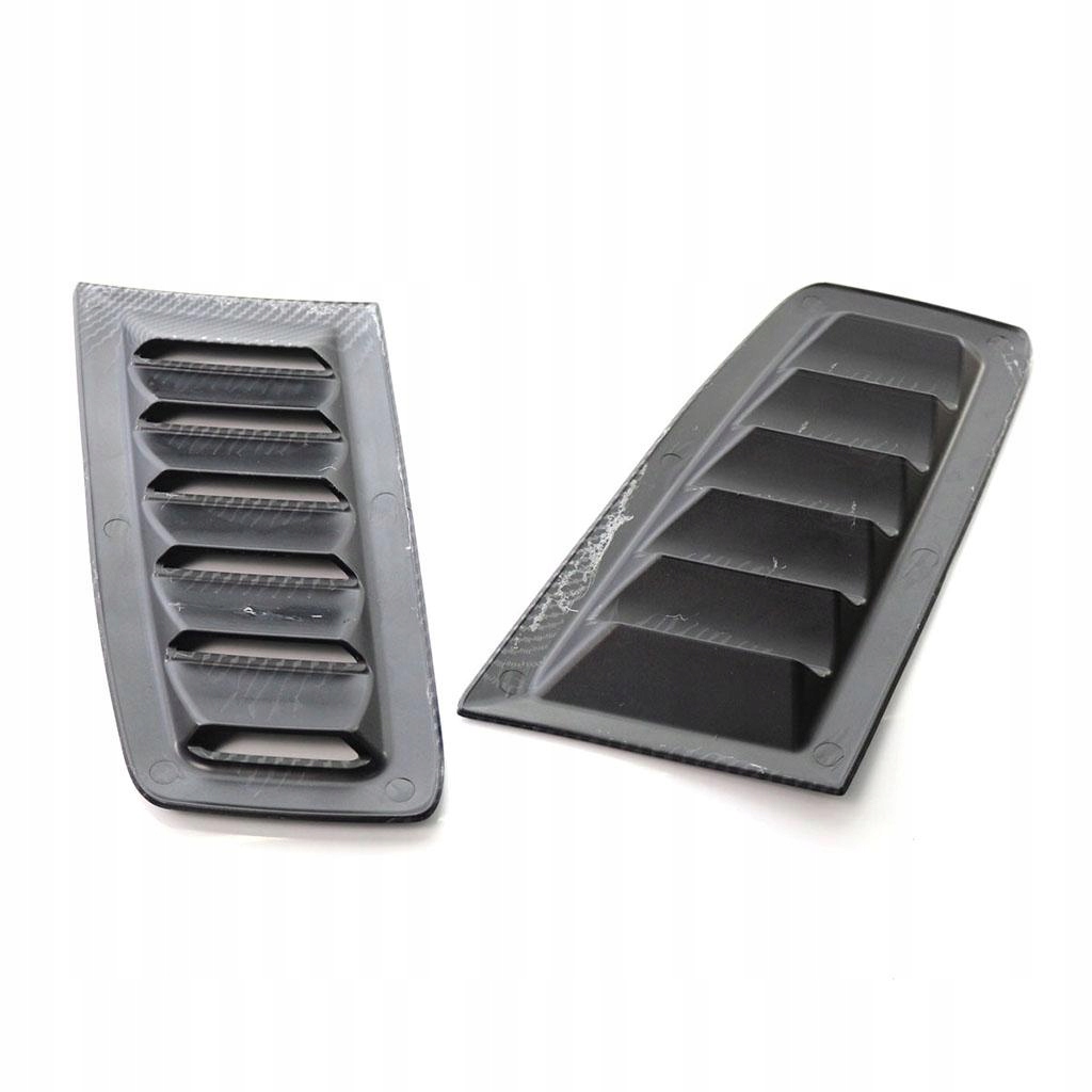 2pcs Vehicle Hood Vent Kit Cooling Intakes Fitment Louvers for Ford Focus Kolor dominujący wielokolorowy