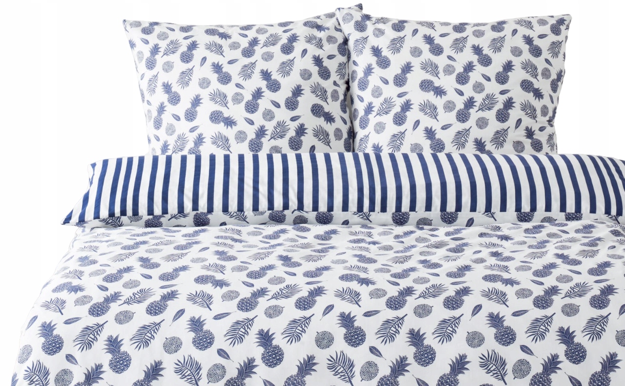 

Komplet Pościeli 100% Bawełna 160x200 2x Poszewki