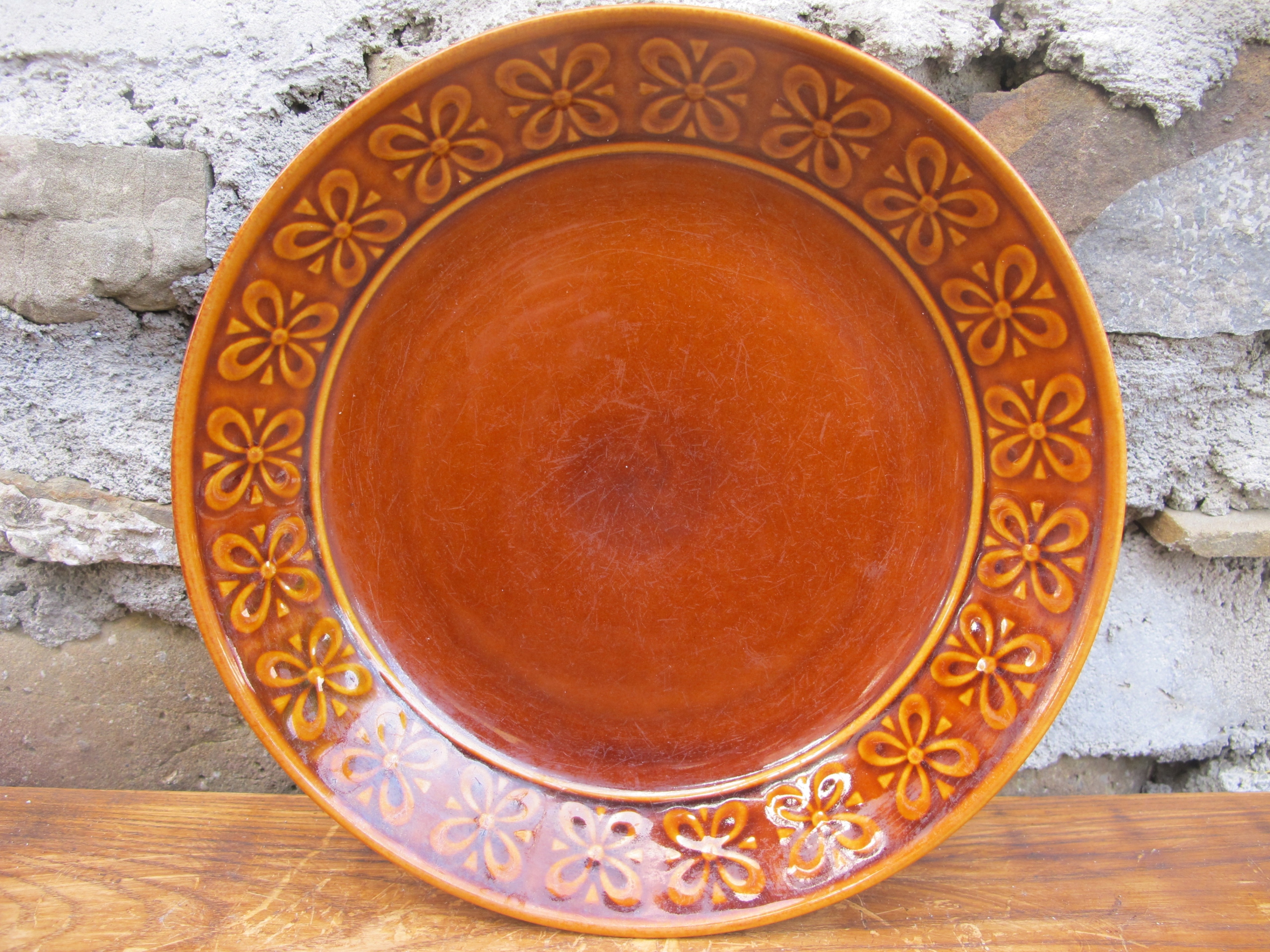 Głęboki Talerz Obiadowy_WERINA KOKARDKA_Porcelit PRUSZKÓW PRL