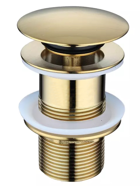 

Korek Umywalkowy Klik-klak Złoty Mosiężny Automat