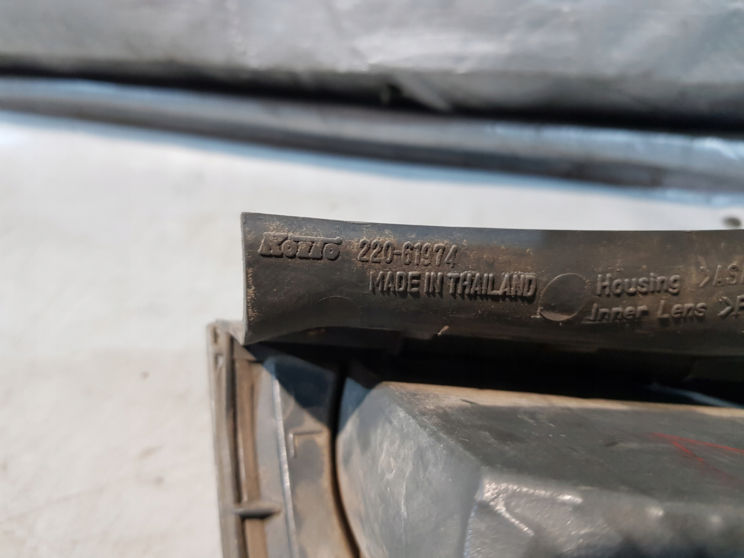 light left rear part left rear W fender MAZDA 6 GG