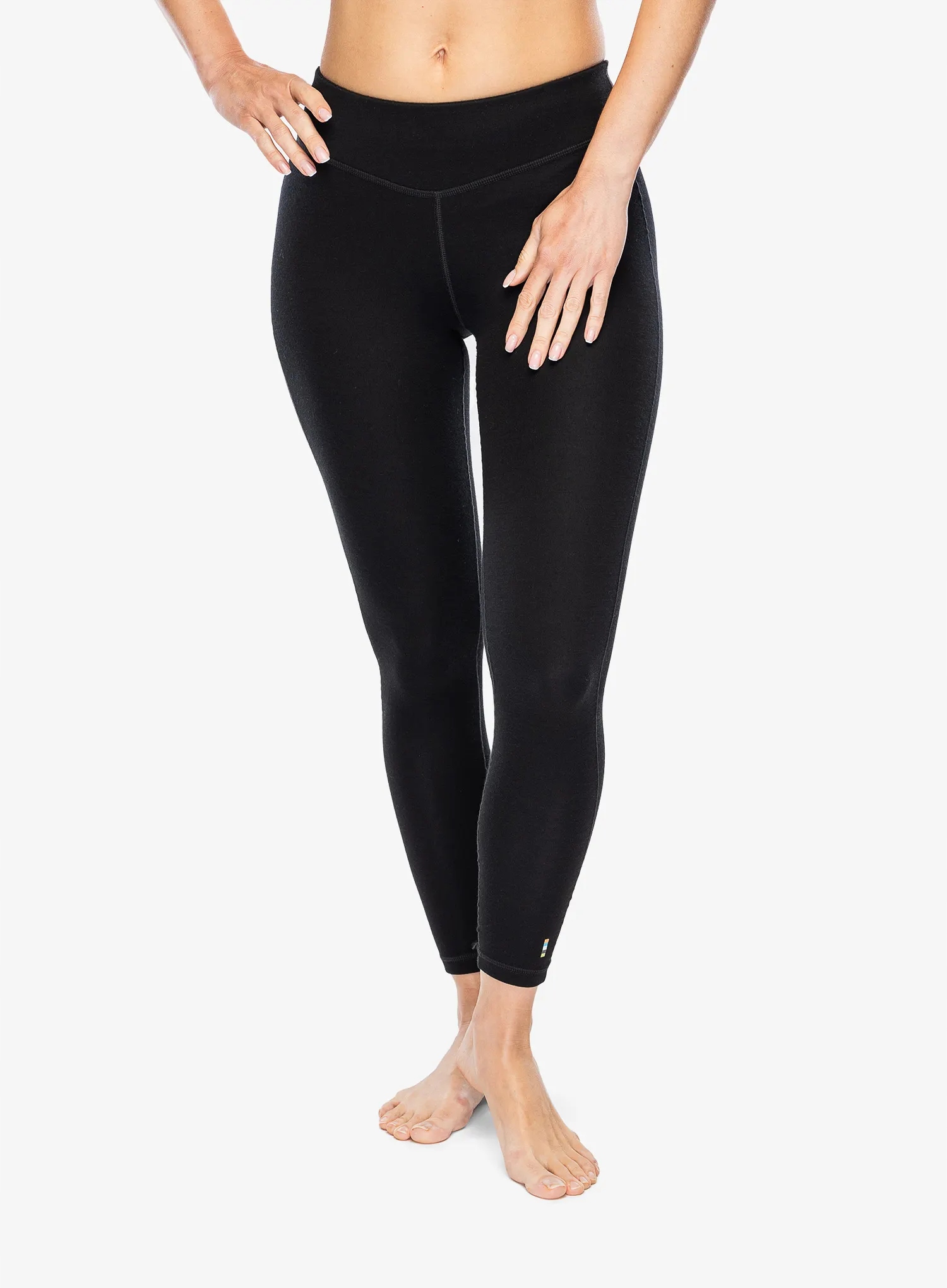 Dámské termo legíny Smartwool Classic Merino Bl Bottom černá S