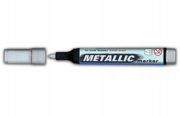 

Marker Metallic Srebrny Na Bazie Wody Granit