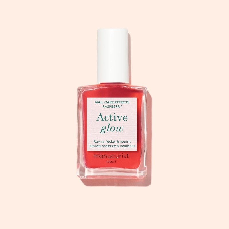 Manucurist Lak na nehty a péče v jednom Active Glow Raspberry