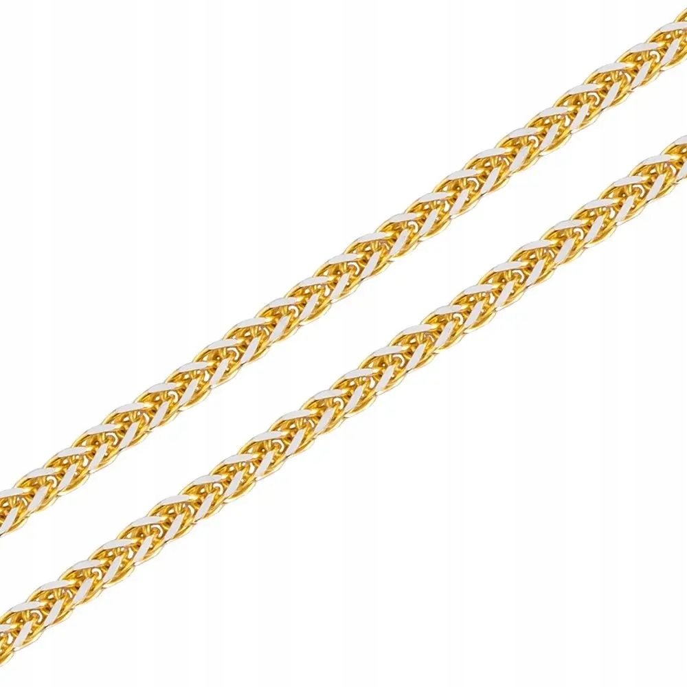 Łańcuszek Złoty Damski Pełny Lisi Ogon 585 40CM