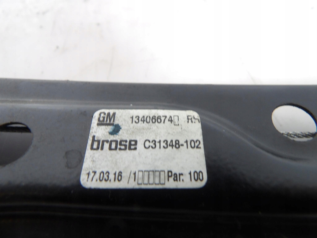 OPEL ASTRA K window regulator front right 13406674