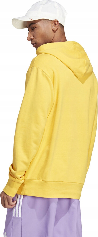 BLUZA MĘSKA ADIDAS ESSENTIALS FRENCH TERRY BIG LOGO HOODIE ŻÓŁTA r L Marka adidas