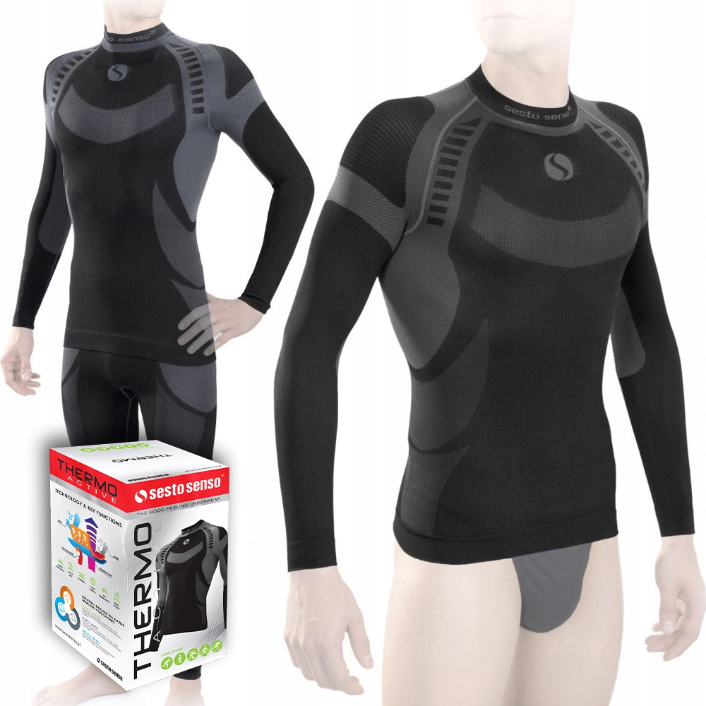 Sesto Senso tričko Termoaktivní pánské teplé termo triko XXL