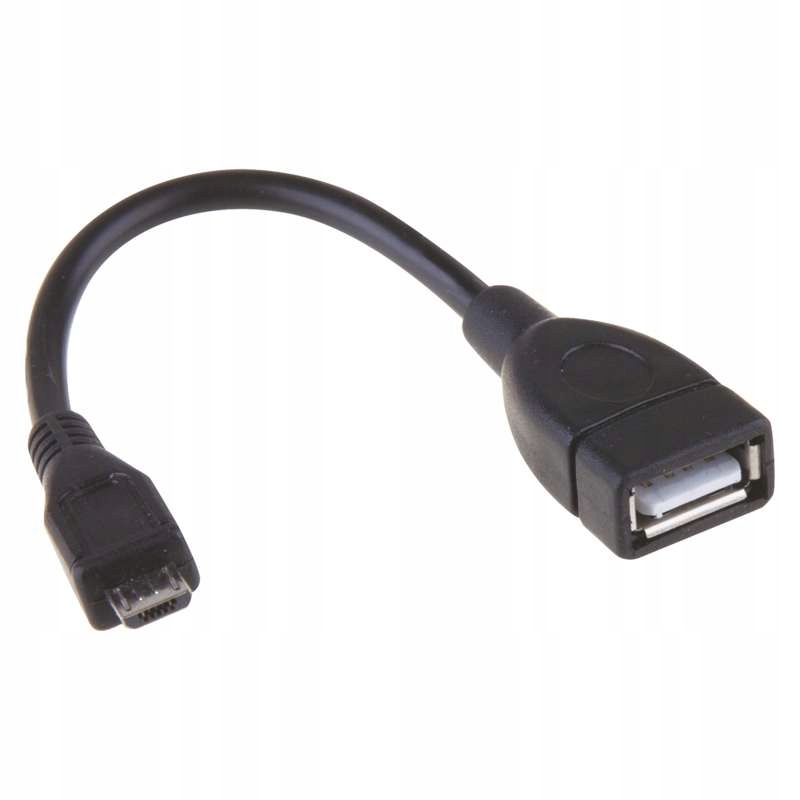 

Przewód Usb 2.0 wtyk A - wtyk micro B, Otg, 15cm