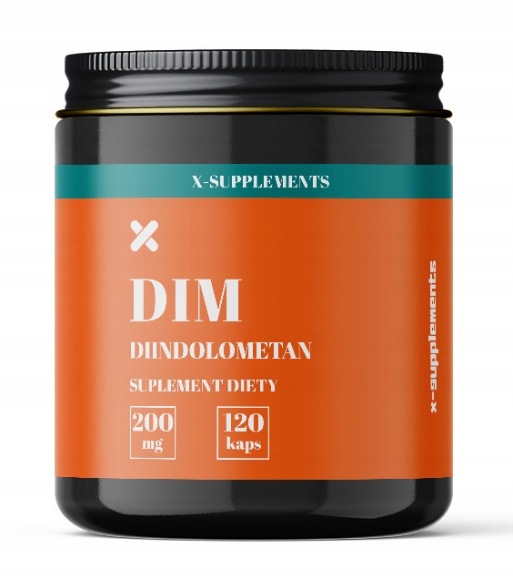 DIM DIINDOLOMETAN 200MG 120 VEGE KAPS HPMC RÓWNOWAGA HORMONALNA ESTROGEN
