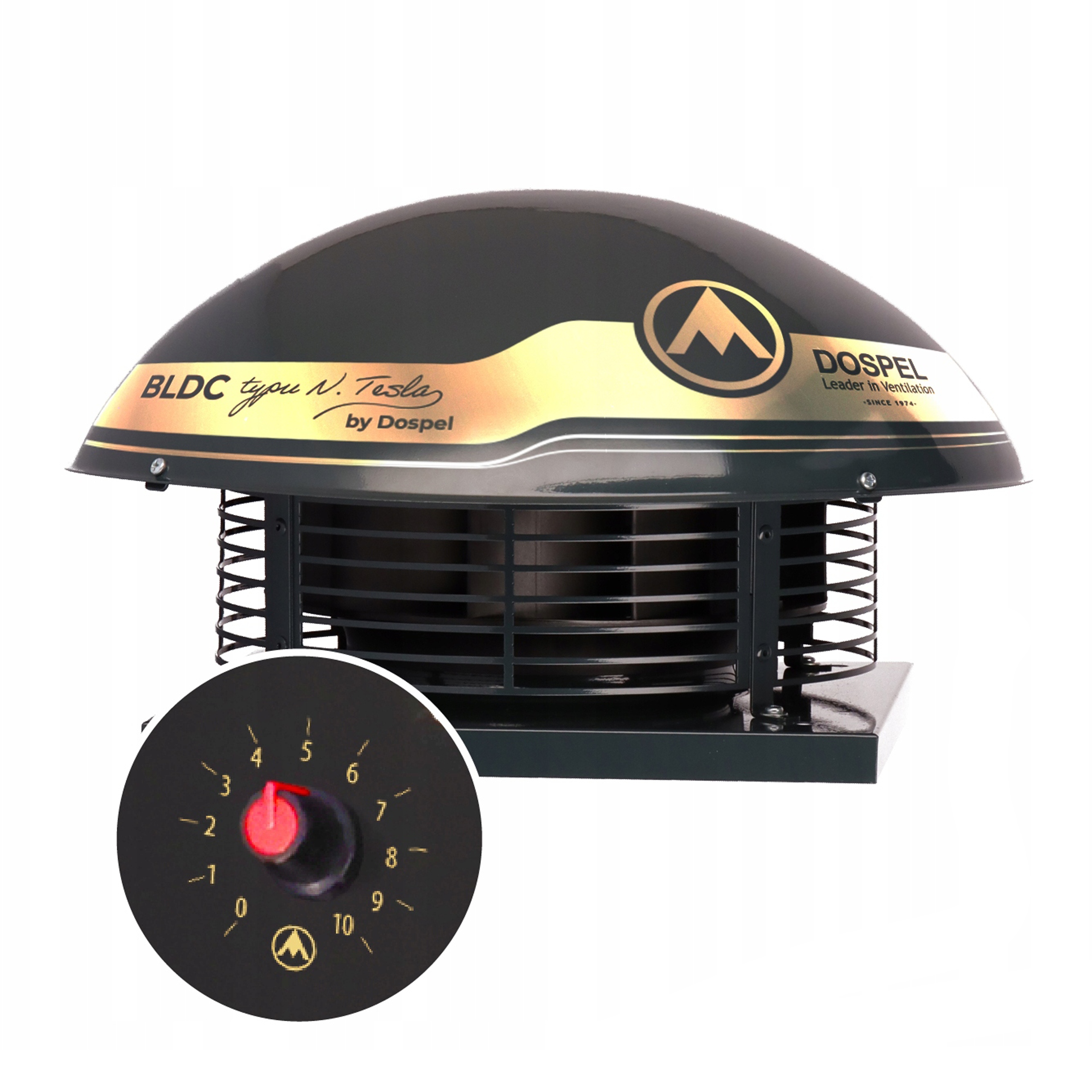 Priemyselný strešný ventilátor 315 mm Výkonný 2350 m3/h Dospel