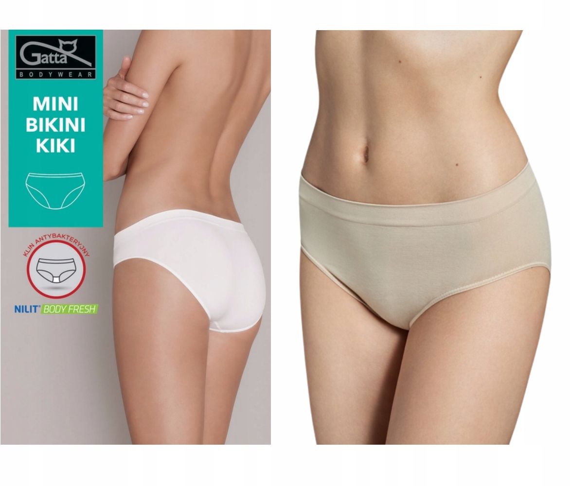 

Damskie figi Mini Bikini Kiki majtki Gatta M beż