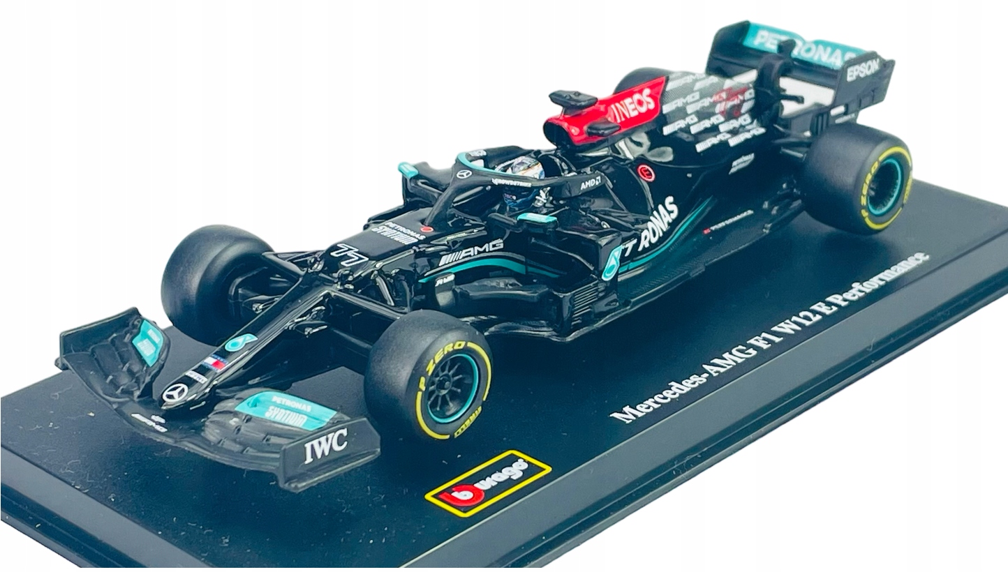 BBURAGO RACE MERCEDES-AMG F1 W12 E PERFORMANCE #77 BOTTAS FORMUŁA 1 NOWY