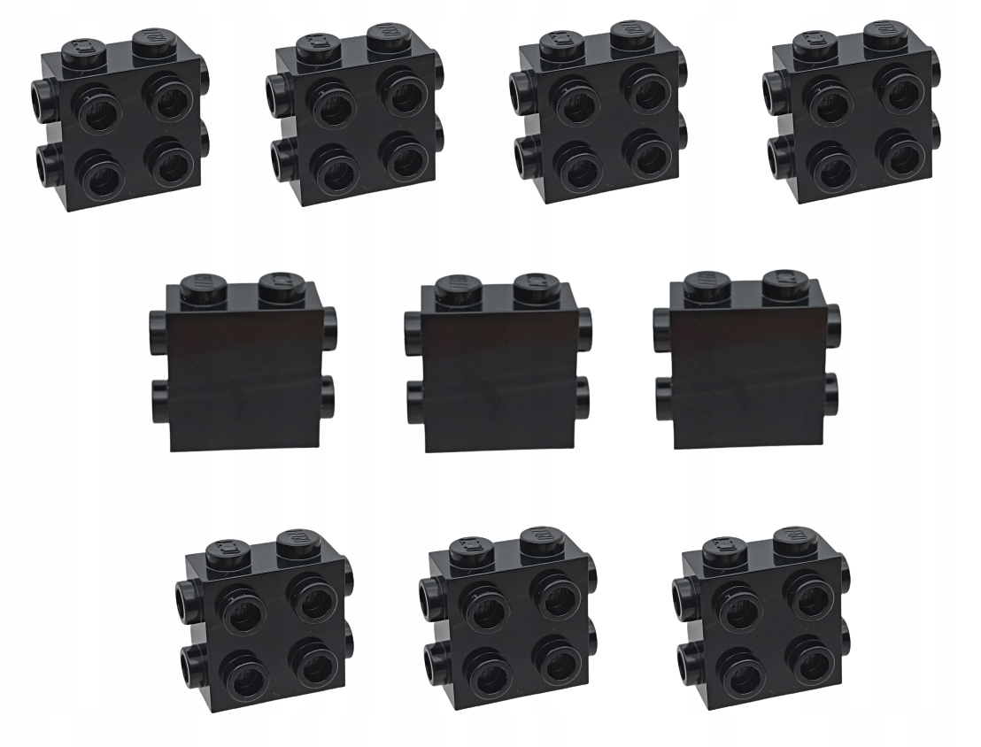 

Lego Belka Wypustki 1X2x1 Czarny 67329 -10 Szt