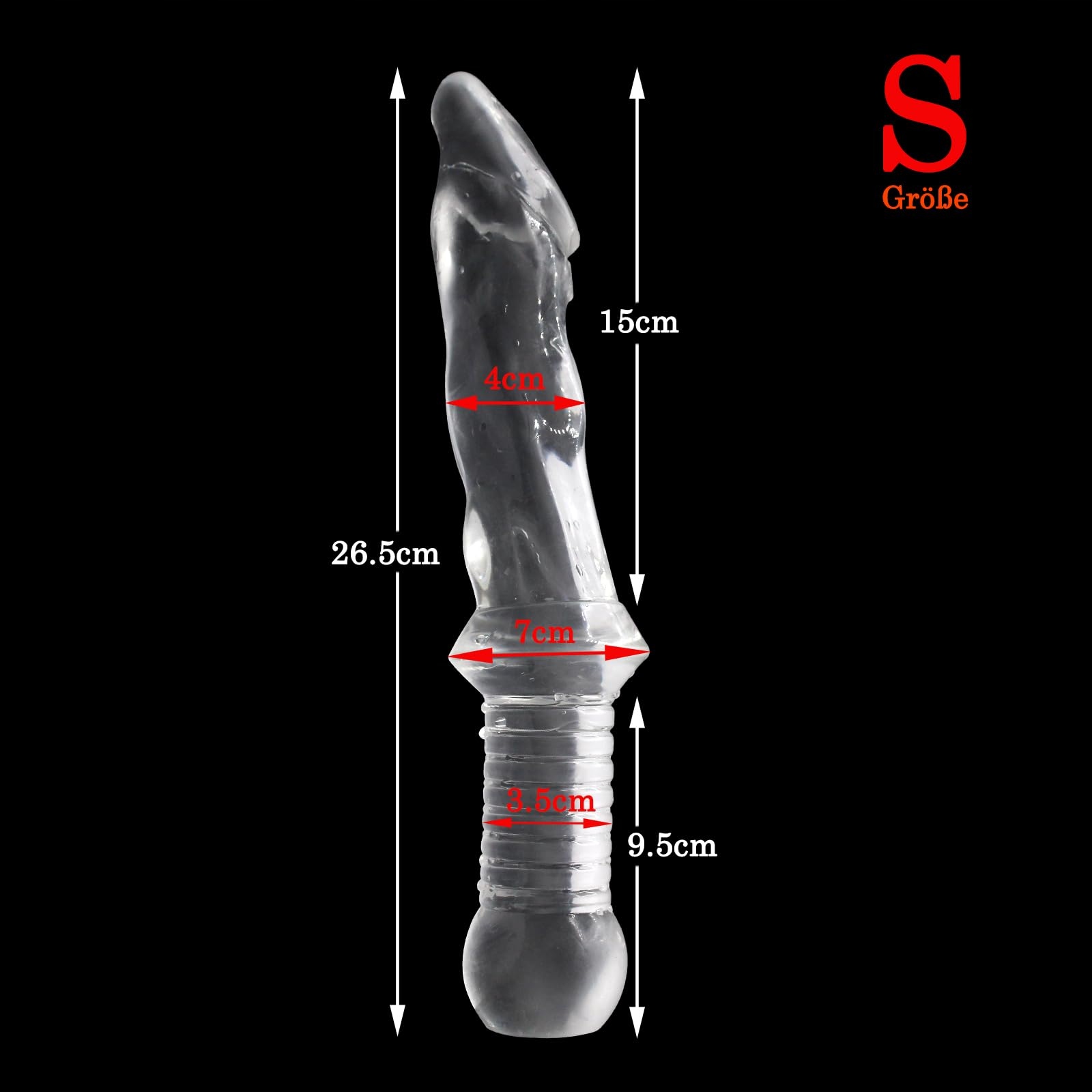 AMZII Dildo Analne Zabawki Dla Kobiet I Mężczyzn Z Uchwytem — miniatura 7