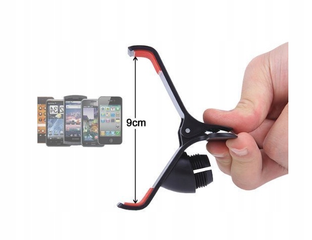 UNIWERSALNY UCHWYT KLIPS TELEFONÓW SMARTFONÓW GPS EAN (GTIN) 5904378581282