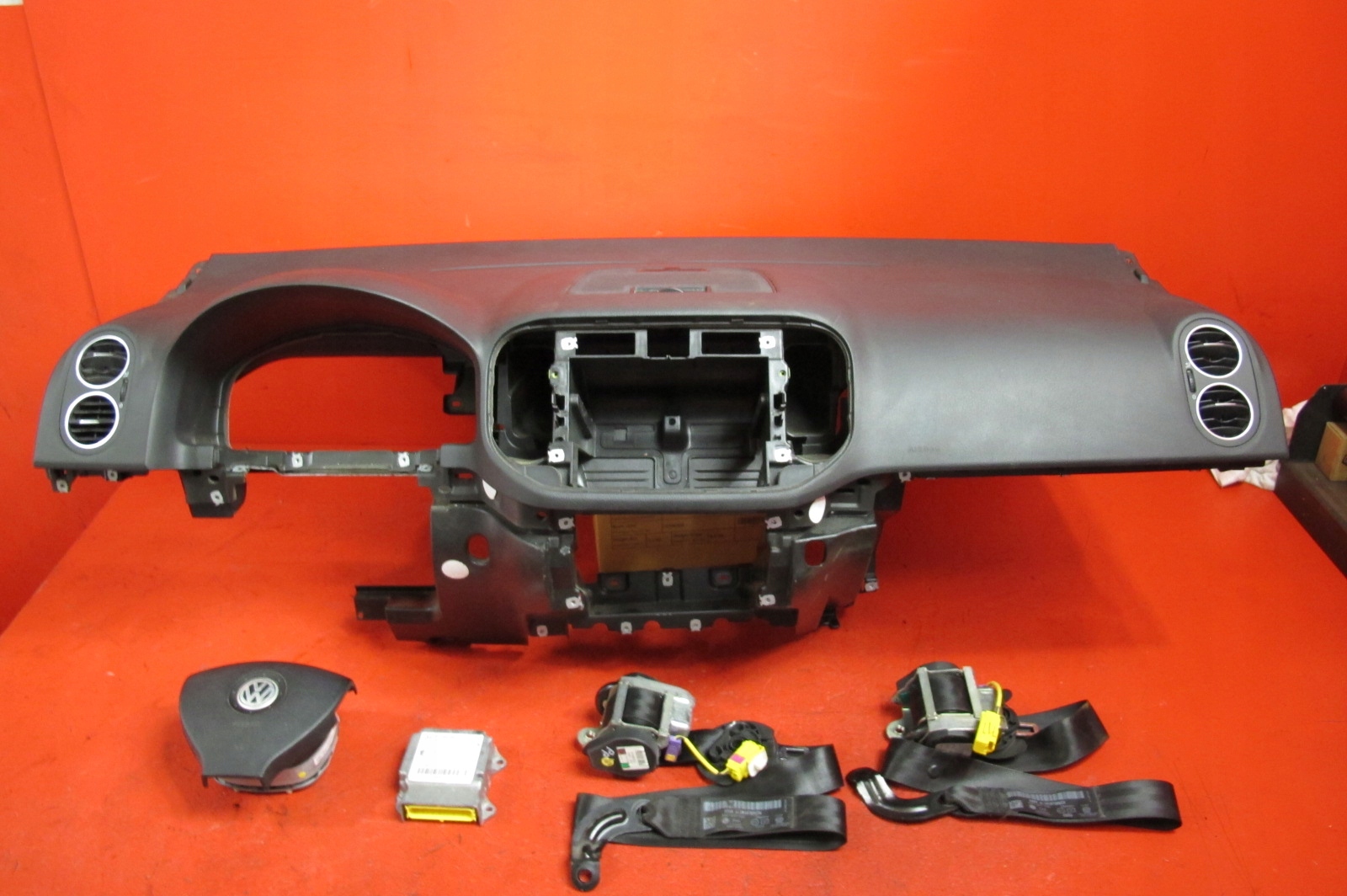 VW GOLF PLUS + PODUSZKI DESKA KONSOLA AIRBAG PASY SENSOR KPL