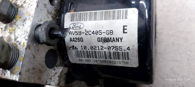 pump ABS FIESTA MK7 AV592C405GB