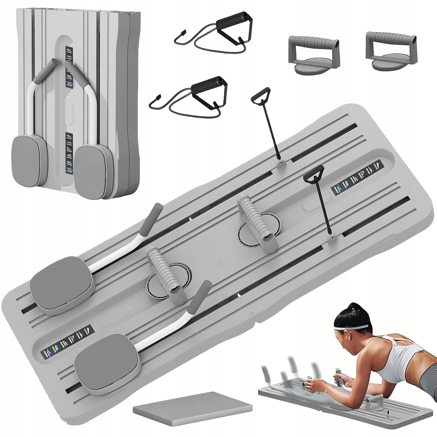 Multifunkční Deska Pro Cvičení S Expandéry Jógových Kliků Reformer Pilatesu