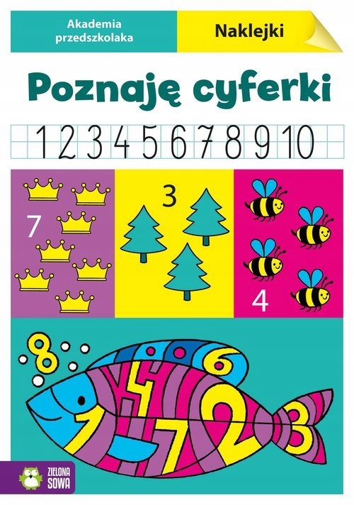 

Poznaję cyferki. Akademia przedszkolaka. Ćwiczenia