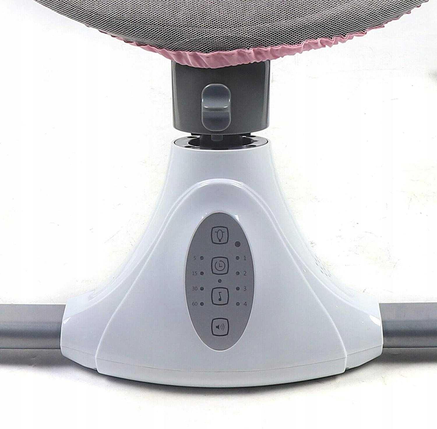 Różowa elektryczna kołyska dla dziecka USB Długość (cm) 71 cm