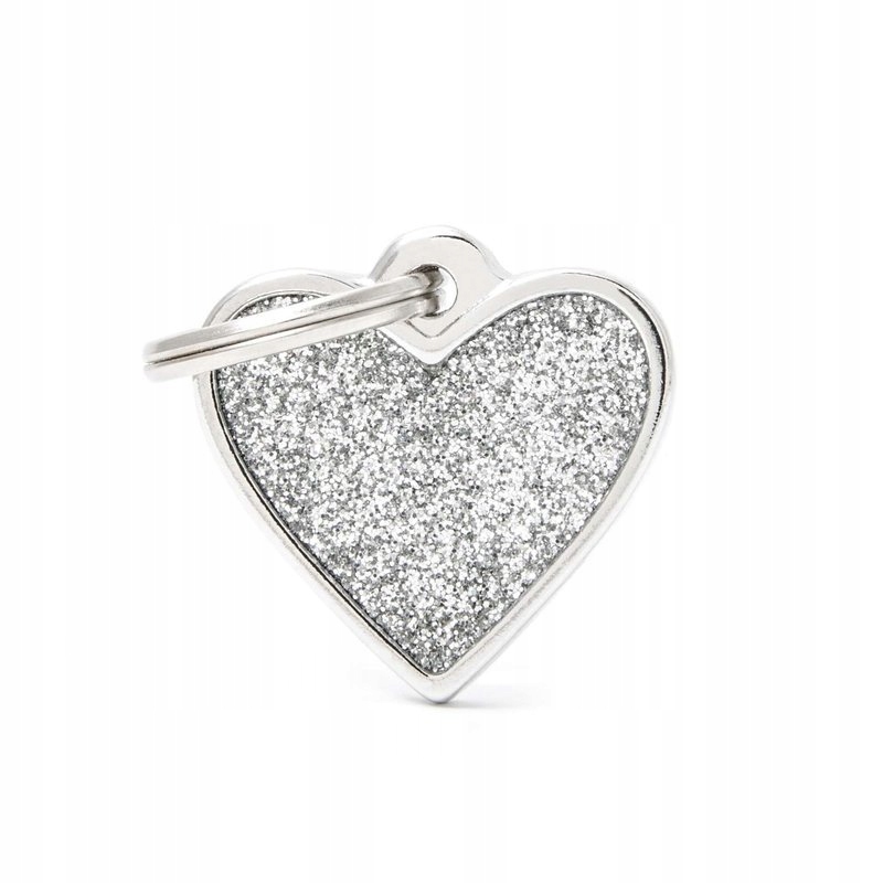 

Adresówka grawerowana Serce Srebrne