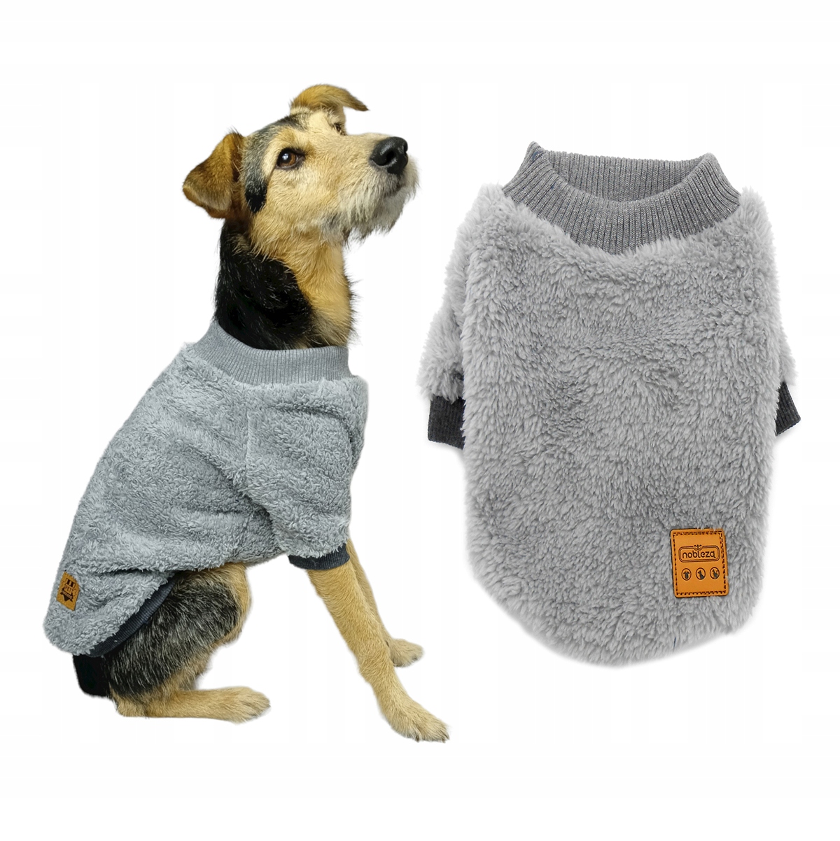 

Ciepłe Ubranie Miękki Duży Polar Dla Psa XXL 45CM