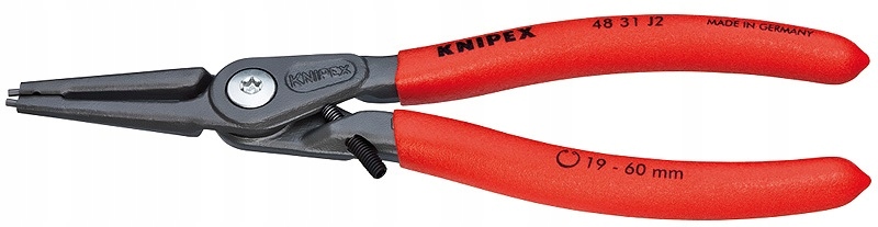Kleště na vnitřní pružinové pojistné kroužky 140 mm Knipex
