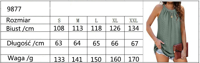 KOSZULKA DAMSKA TOP LUŹNA MODNA BLUZKA Wzór dominujący bez wzoru