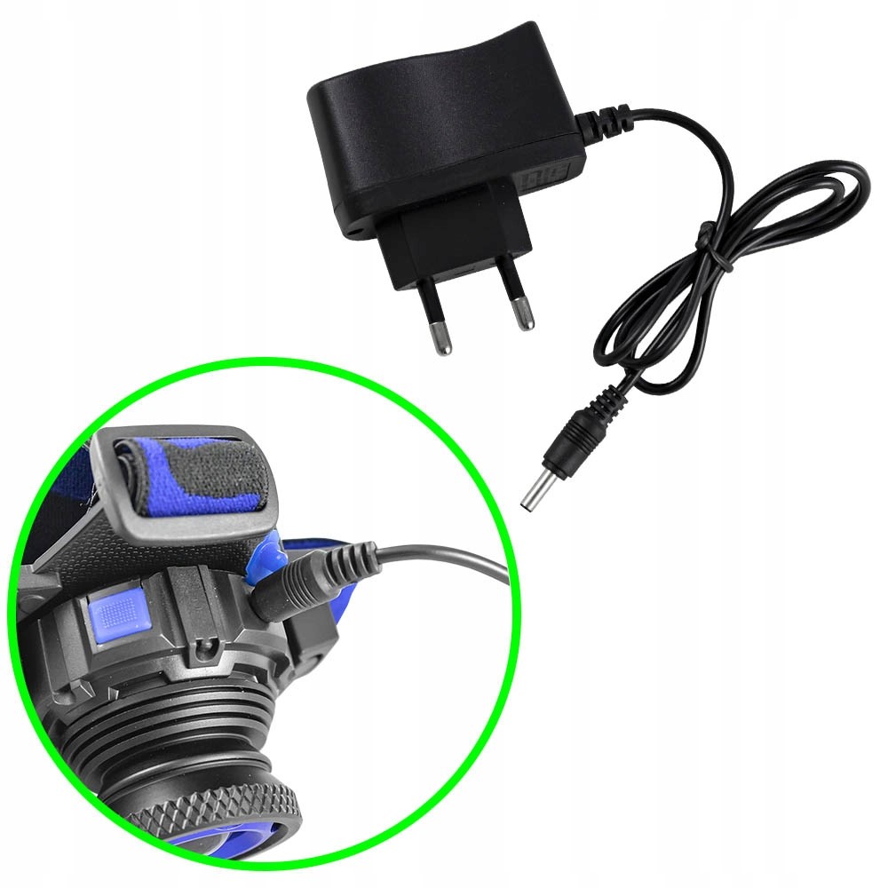 LATARKA NA GŁOWĘ CZOŁÓWKA COB 350LM 2 AKU 3.7V Waga produktu z opakowaniem jednostkowym 0.15 kg