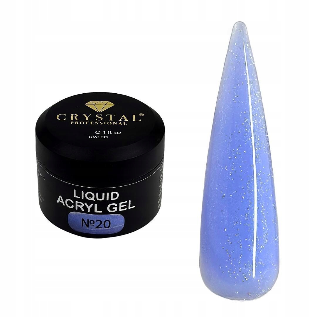 Akrylový stavební gel Gel #20 50 ml Crystal Pro