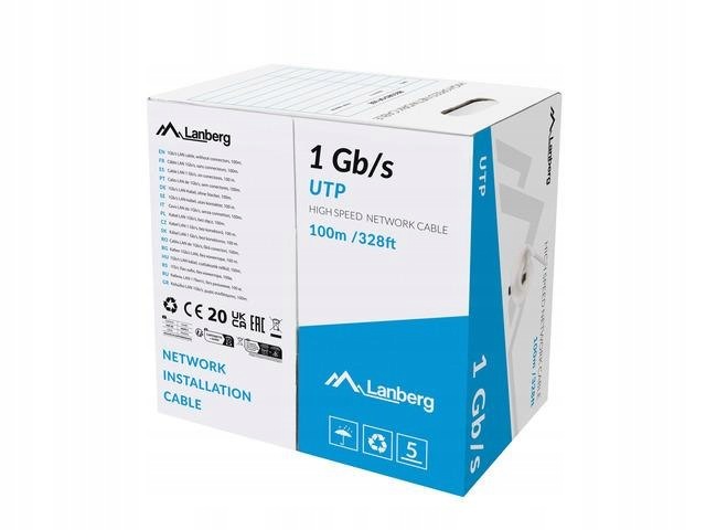 Kabel Utp Lanberg 1Gb/s 100m drut Cca