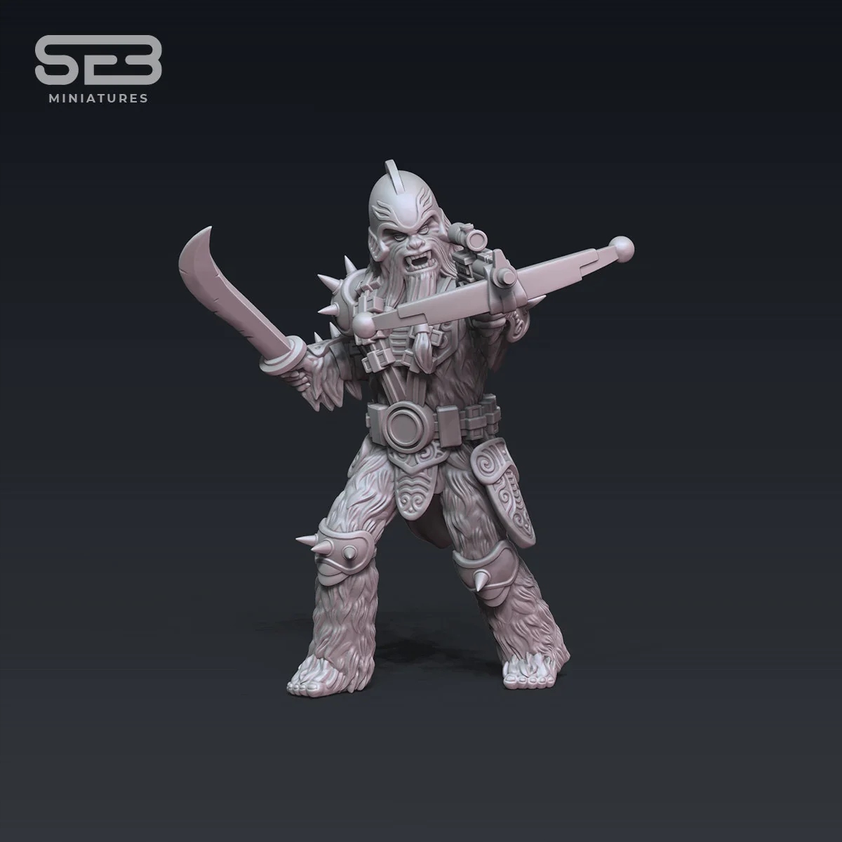 Old Chieftain model pasuje do gry StarWars Legion