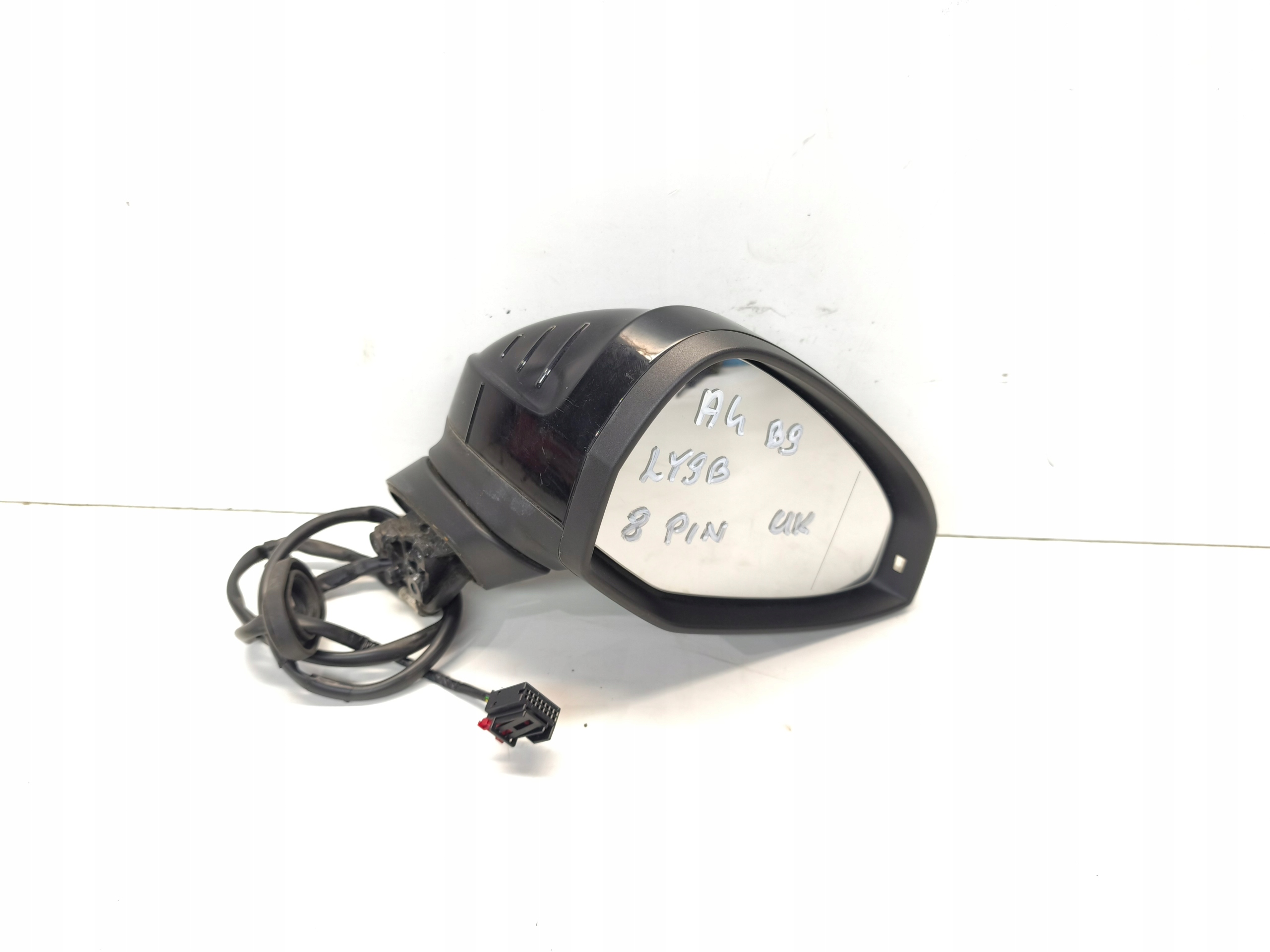 mirror exterior right AUDI A4 B9 LY9B 8-PIN UK