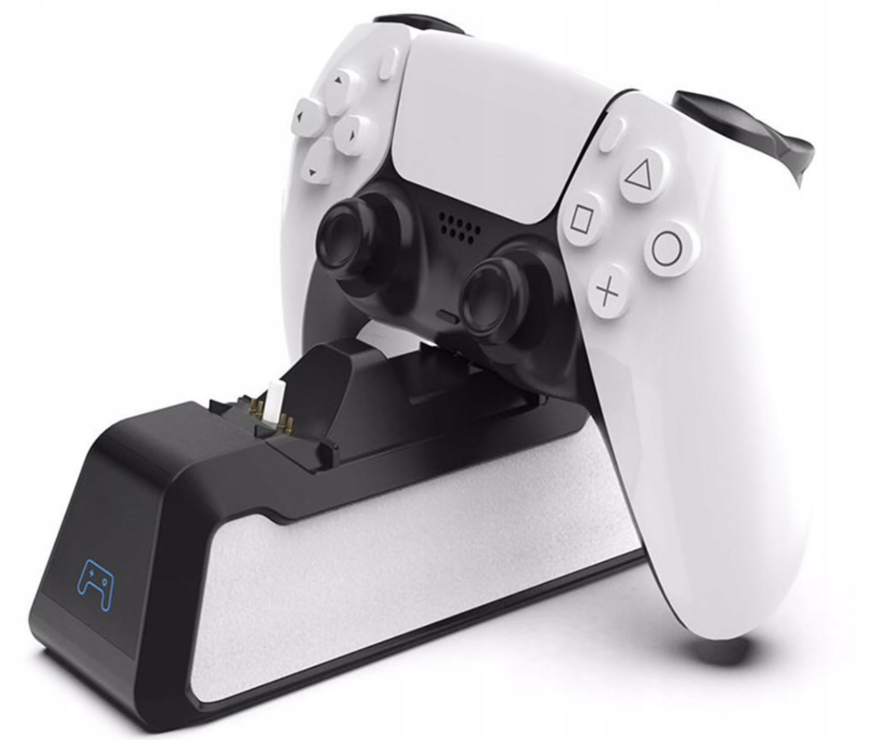 ŁADOWARKA DO PADÓW PS5 - PODWÓJNA STACJA z LED