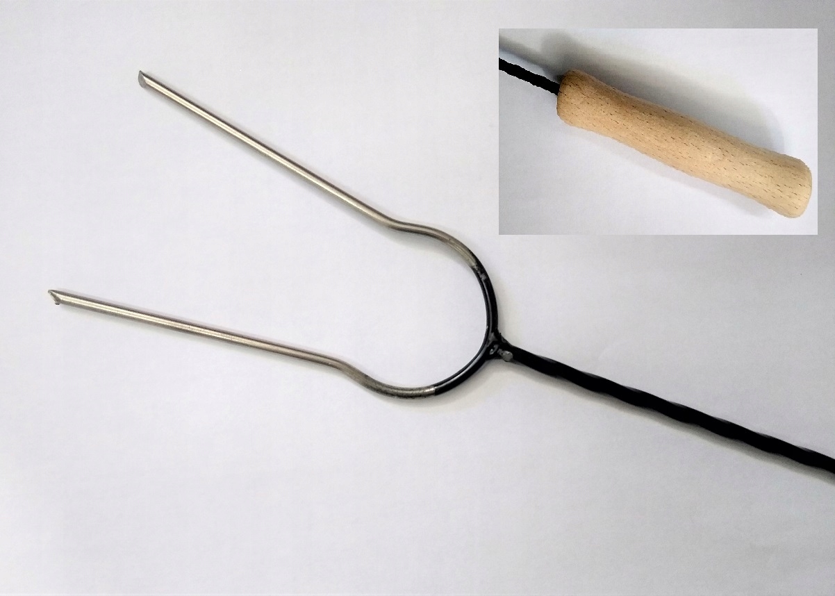 

Solidny Widelec Ogniskowy 120cm kijek Grill Profi